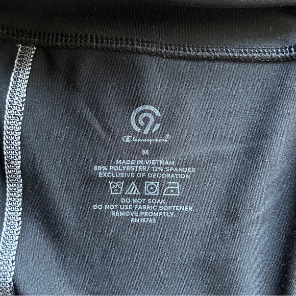 C9 by Champion Black Capri Workout Leggings with Waistband Pocket Size Medium - Picture 7 of 7